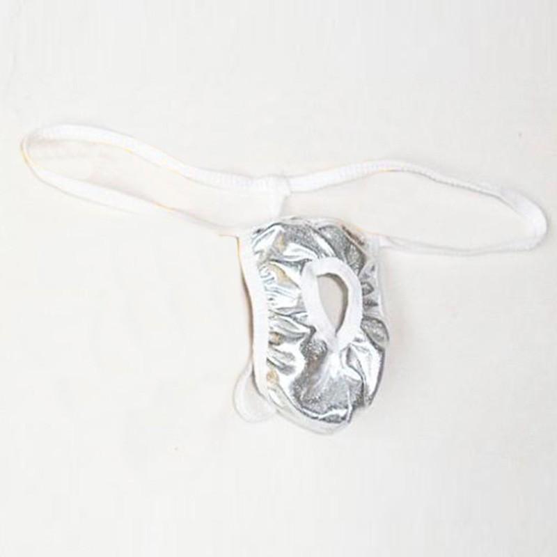 Sexy Men Lingerie Underwear T-back Open Front Bugle Pouch G-String Thong Briefs