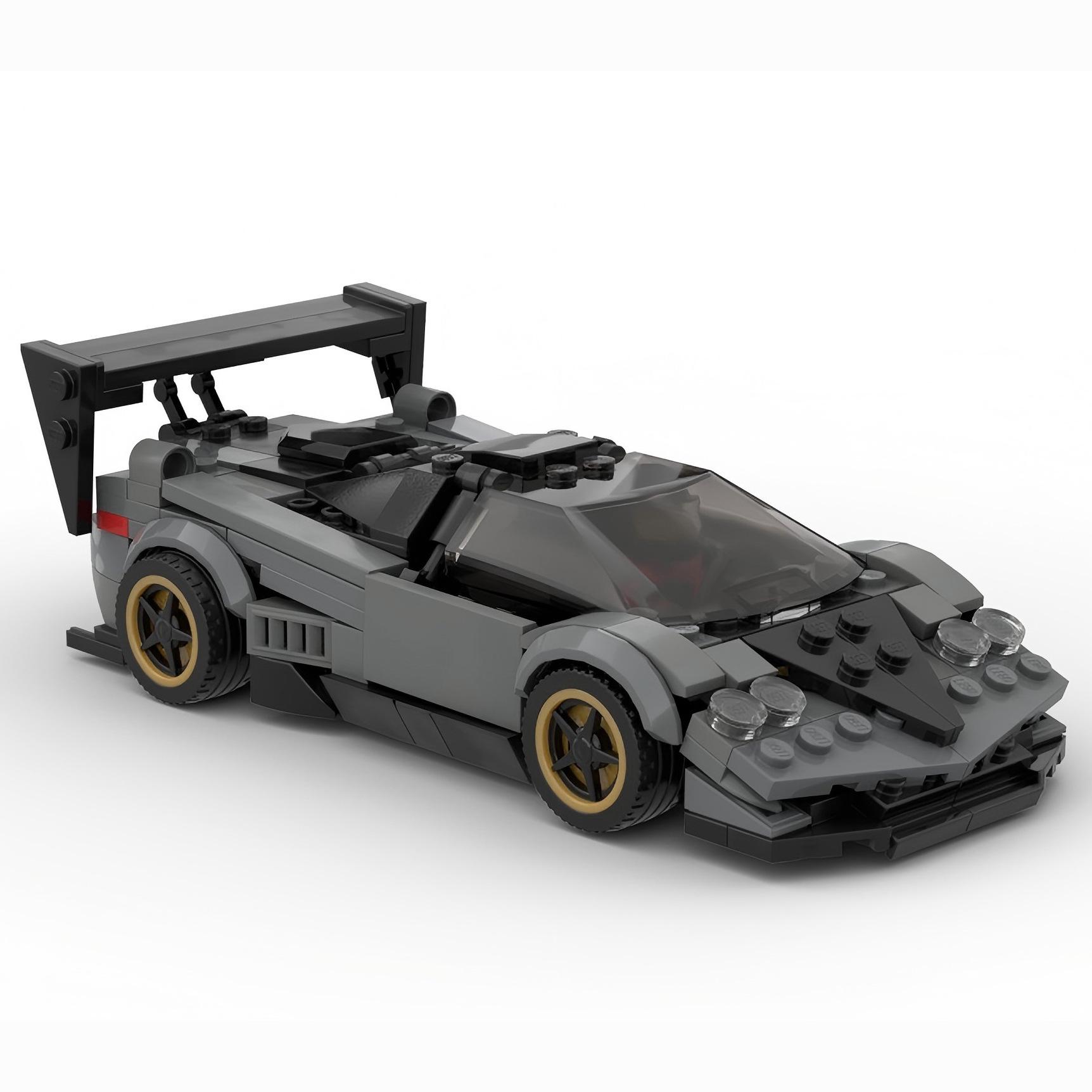 

MOC 57147 Модель суперкара Zonda R Строительные блоки, совместимые с Lego