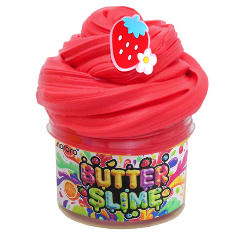 Butter Clay Slime Set: DIY Colored Puffy Gel Bubble Slime Cotton Mud.