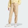 Adidas Originals Essentials+ Brand Logo Embroidered Fashion Comfortable Soft Tapered Knit Joggers Women Joggers Magical-Beige IR6028