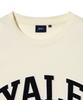 YALE Two-Tone Arch Short Sleeve T-Shirt Cream