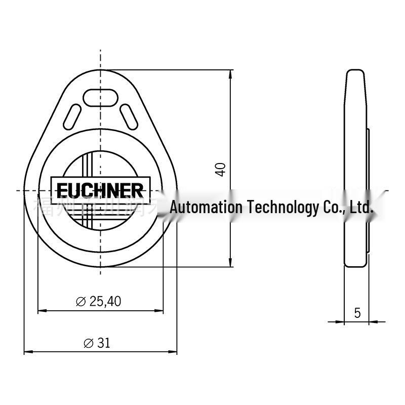 Euchner Electronic Key Read/Write 094839 - Brand New Original (EKS-A-K1GNWT32-EU) EKS-A-K1GNWT32-EU
