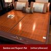 Free Shipping Bamboo Cool Mat: 2026 Dual-Use Foldable Ice Silk for Summer/Winter - Perfect for Dorms.