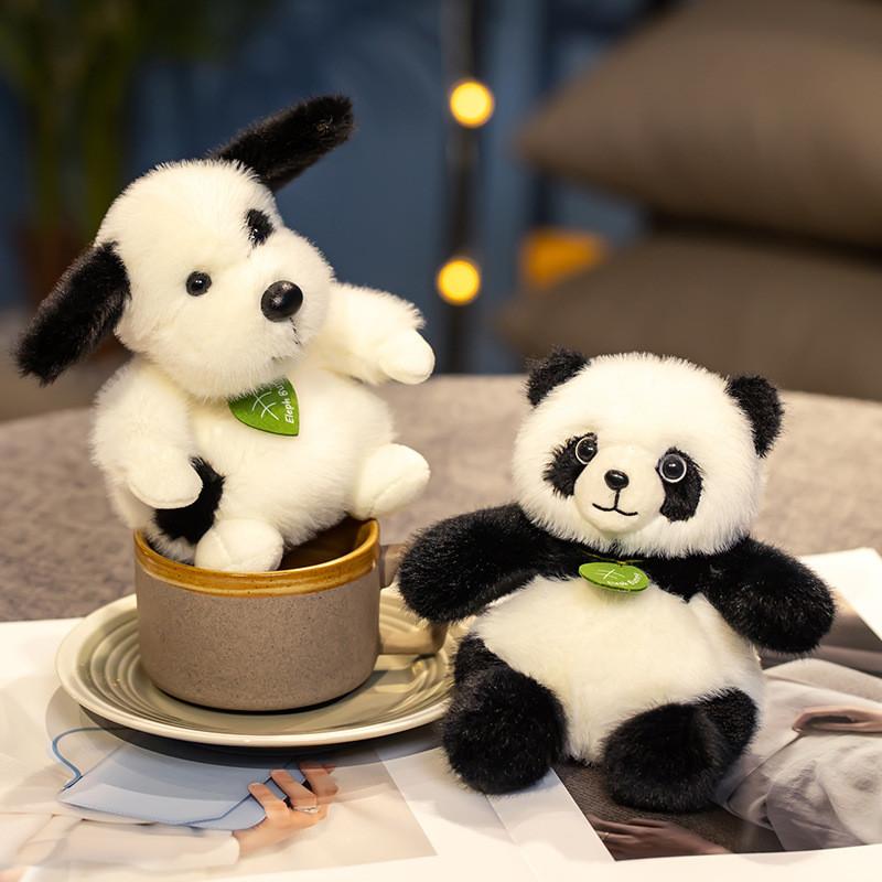 Cute Panda Animal Plush Doll With Pp Cotton Filling For Children And Youth