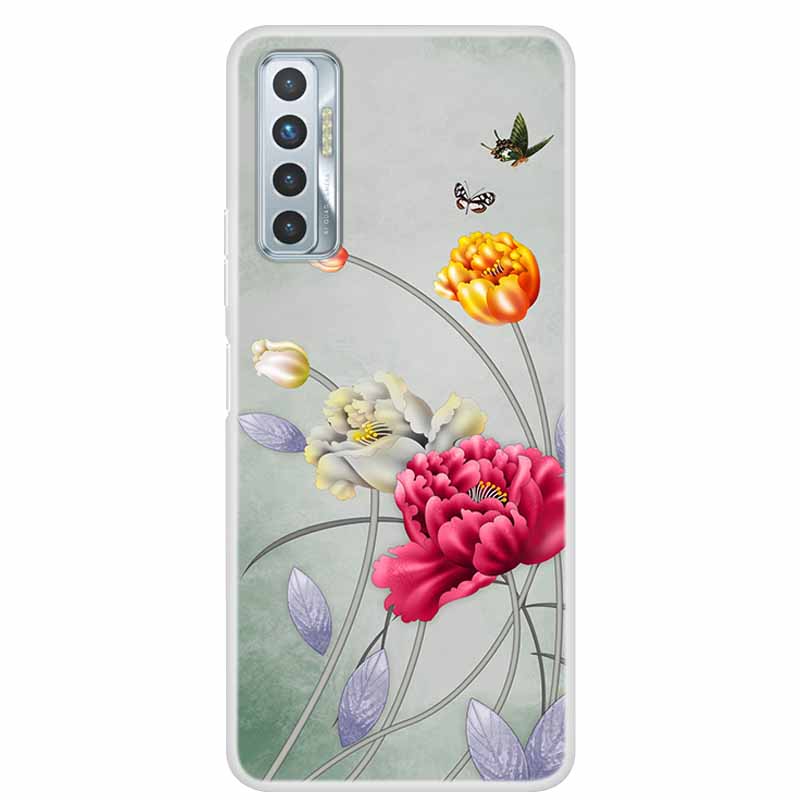 For Tecno Camon 17P Case Luxury Silicone TPU Soft Cover Phone Case For Tecno Camon 17 CG7 CG6 1 7 Coque Shockproof Cartoon Funda