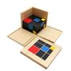Montessori Sensory Binomial & Trinomial Blocks for Early Math & Spatial Cognition