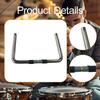 Adjustable Rack Clamp for Drum Stands, Cymbal Holders, Double L-, Holders; Zinc Alloy Design;