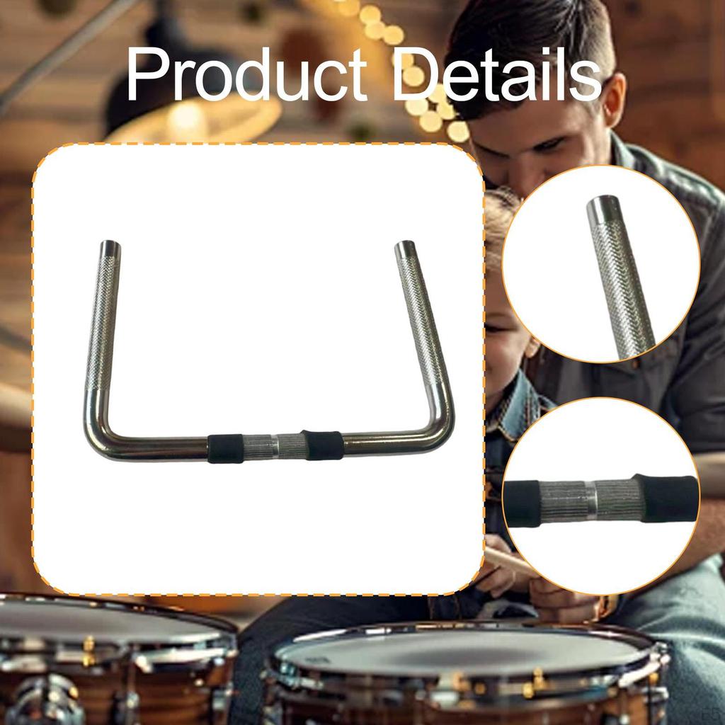 Adjustable Rack Clamp for Drum Stands, Cymbal Holders, Double L-, Holders; Zinc Alloy Design;