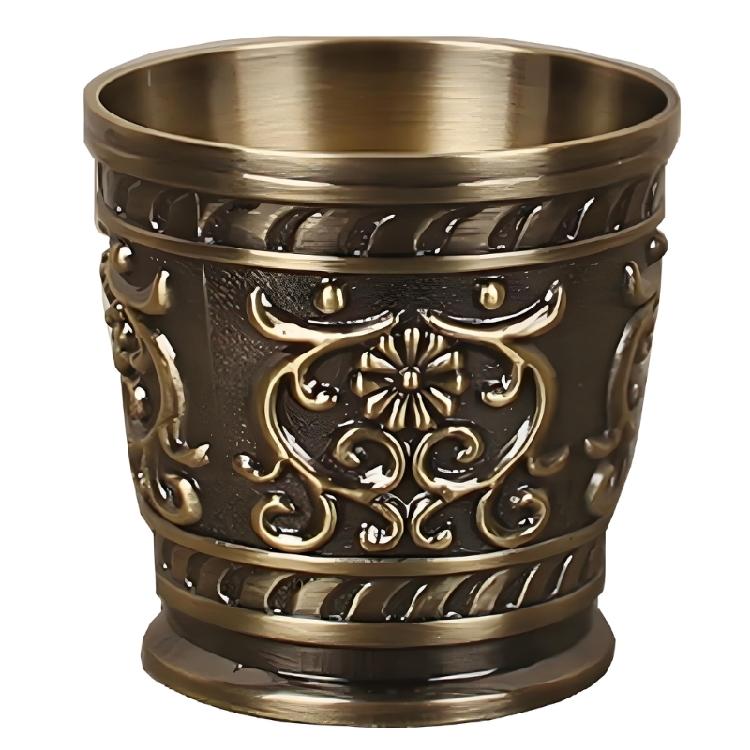 

Metal Drinking Cup with Funny Retro Theme Small Capacity Wine Cup for Stable Placement Perfect for Various Beverage S