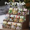 Cute Animal Pendant Set: Panda, Tiger & Rabbit Dolls Compatible with Lego Bricks - Children's Toys Gift Box