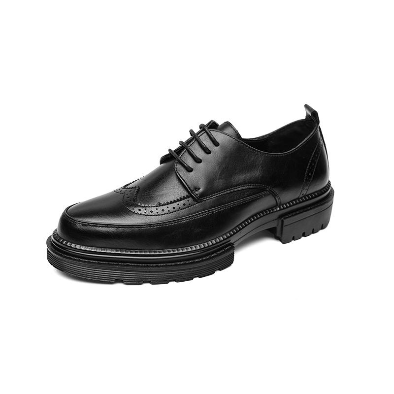 

Модные свадебные туфли жениха черного цвета, универсальный классический дизайн, повседневные, модные, для вечеринок, повседневные, деловые, офисные туфли-броги 45 чёрный