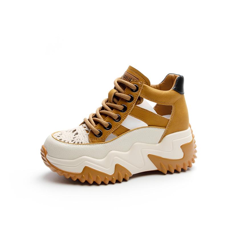 Women's 2024 Spring/Summer Thick-Soled Breathable Sandals & Slippers, Height-Boosting, Versatile Design