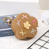 Cute Children Girls Shoulder Bag Flower Bow Handmade Straw Baby Bags Messenger Bag Kids Keys Coin Purse Cute Mini