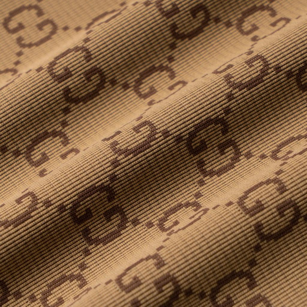 GUCCI Gg Jersey Jacquard Dress 'Beige/Ebony' 715525-XJETY-9742