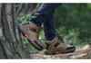 Plus Size High-Top Men's Hiking Shoes - Warm, Non-Slip, Velvet-Lined, For Autumn/Winter Outdoor Trails