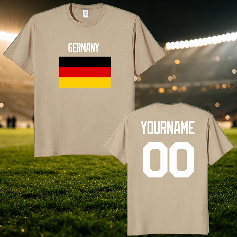 Gerunisexy National Football Custom Name Number T Shirt Unisex Personalized Diy 2026 Football Tour Match Day Fan Streetwear Tee