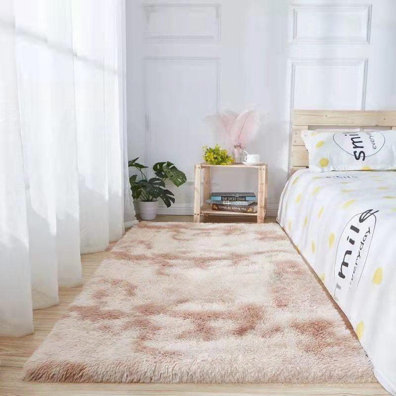Tie-dye Carpet Plush Living Room Floor Bedroom Bedside Floor Mat
