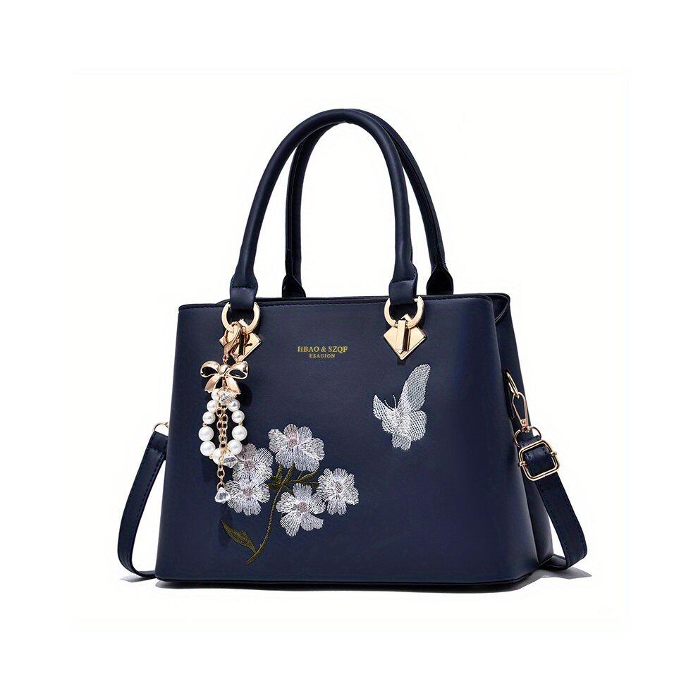 New Style Ladies' Handbag 2023 Fashionable Embroidered Mom Bag Versatile Shoulder Crossbody Bag