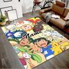 Custom Pokemon Mat Personalized Name, Polyester Washable Indoor Entryway Rug, Gift for Christmas, Easter, Thanksgiving Day