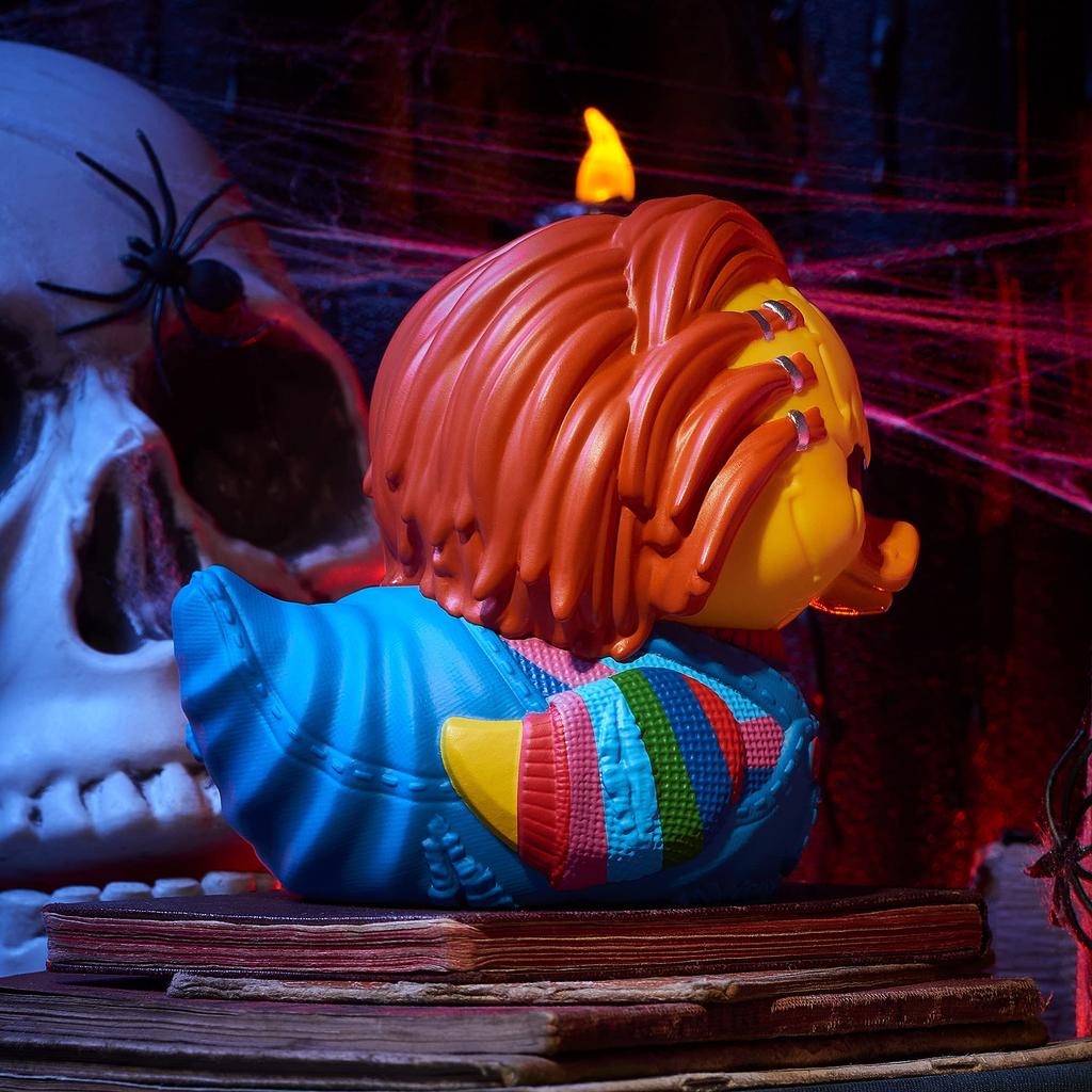 TUBBZ Chucky Scarlet Collectible Vinyl Rubber Duck Figure Official Chucky Merchandise Horror TV Movies – – &