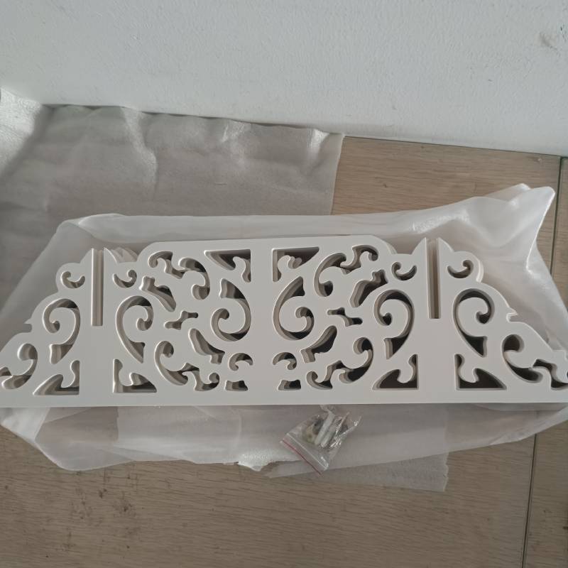 Pvc Wall Mount Storage Shelf With Multipanel Design For Home Office Organization