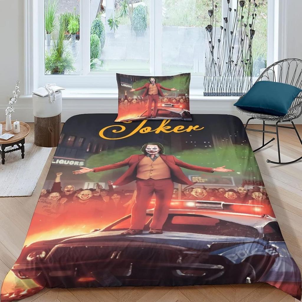 Joker Origin Film Bettwäsche Sets Exquisites Bettwaren Set Joker Romeo Bettdecke Set Bettwäsche Set Luxuriöses Geburtstagsgeschenk