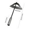 Hardened Hollow Hoe Heavy Duty Garden Hoes for Weeding Loosening Soil Digging Planting Ridging Handy Hoe Garden Tool