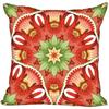 Invisible Zipper Throw Pillowcase Famous Art Floral Home Decor Satin