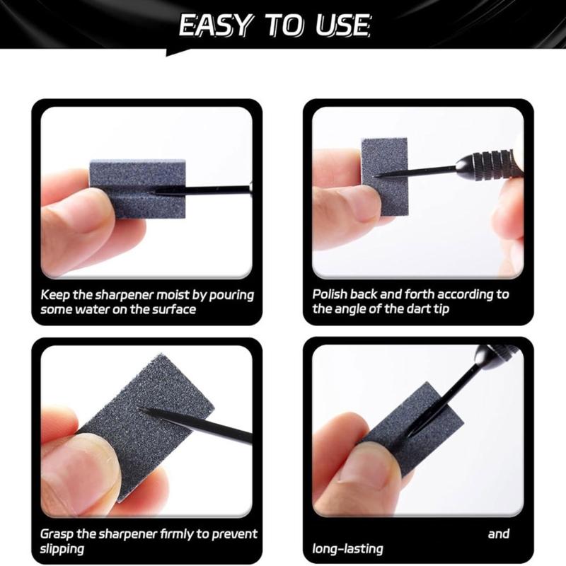 Dart Grinding Stone V Shaped Dart Point Sharpener Portable Dart Sharpening Sand Stones Stick Rod Sharpener Enduring