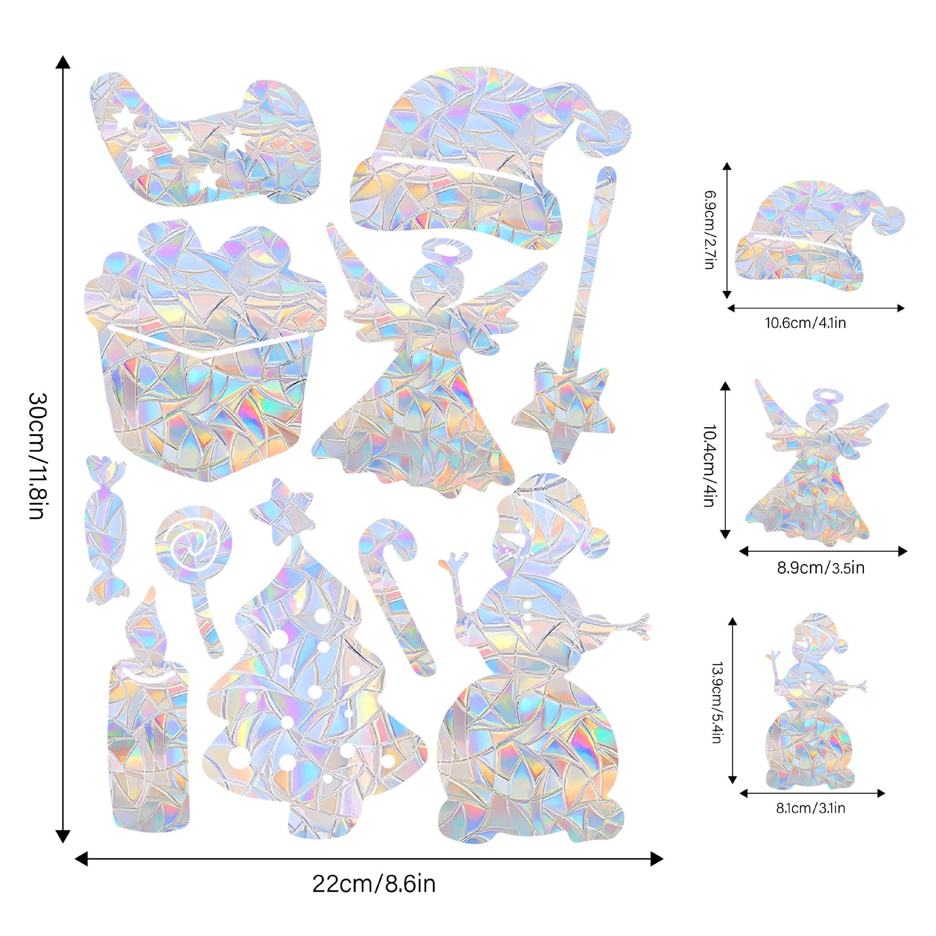 

Christmas, Colorful, Snowman Hat Glass Stickers, Window Stickers, Sunshine Catcher, Glue Free, Electrostatic Stickers, Party Decorations XC2362