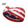 Diadema de Tela con Estampado de Bandera Suave para el Día de la Independencia con Estrellas Accesorios para el Cabello Americanos Diseño de Rayas Diadema Patriótica Festiva Accesorios Julio