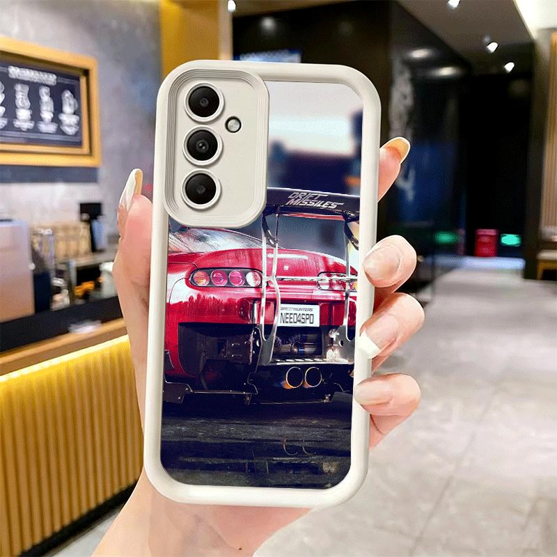 Phone Case for Samsung Galaxy S26 S25 Ultra S24 FE Japan JDM Sports Cars Theme Shell S23 Plus S22 + S21 S20 5G Soft Silicone Fun