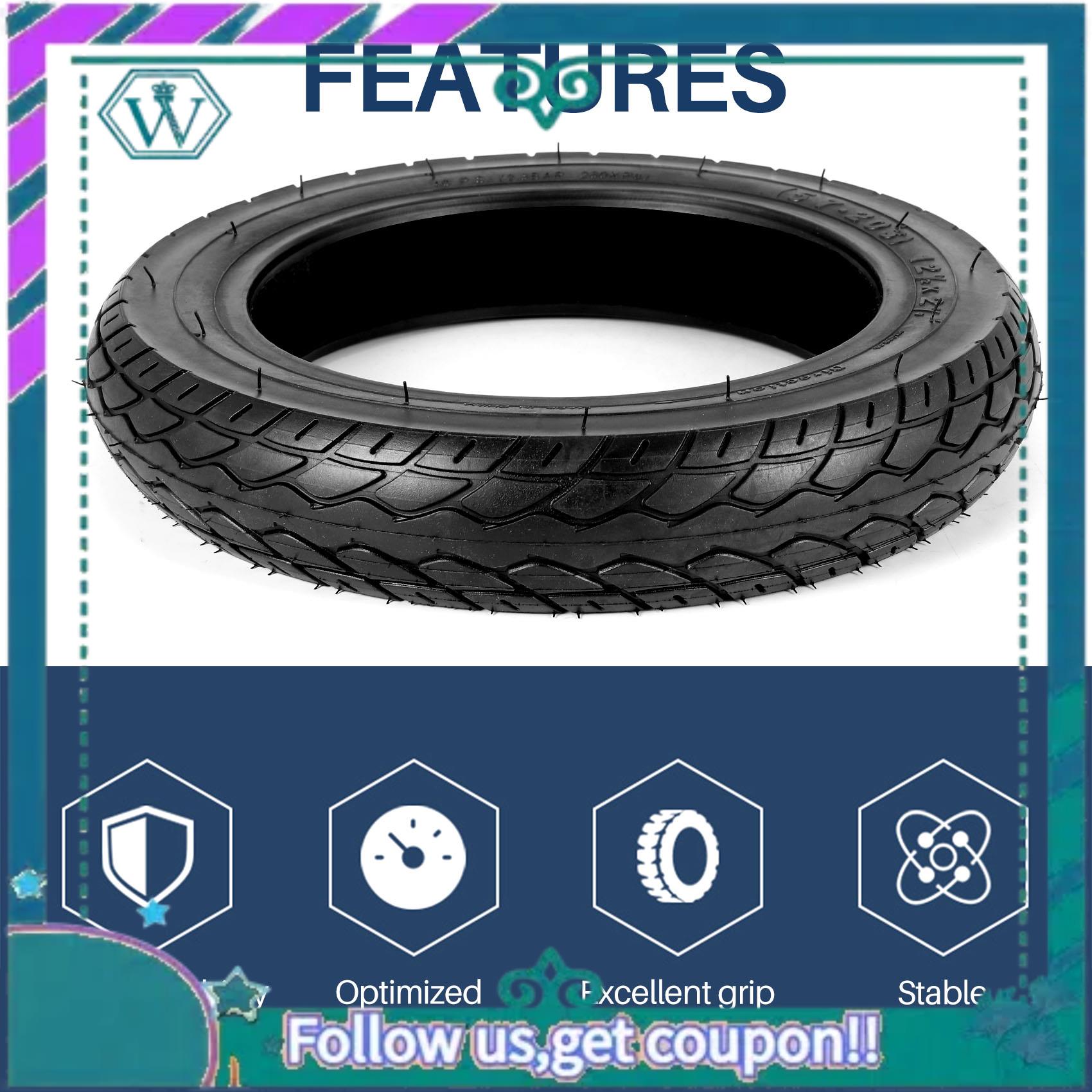 AA92-12 1/2X2 1/4 ( 57-203 ) Fits For Many Gas Electric Scooters 12 Inch Tire For ST1201 ST1202 E-Bike 12 1/2X2 1/4