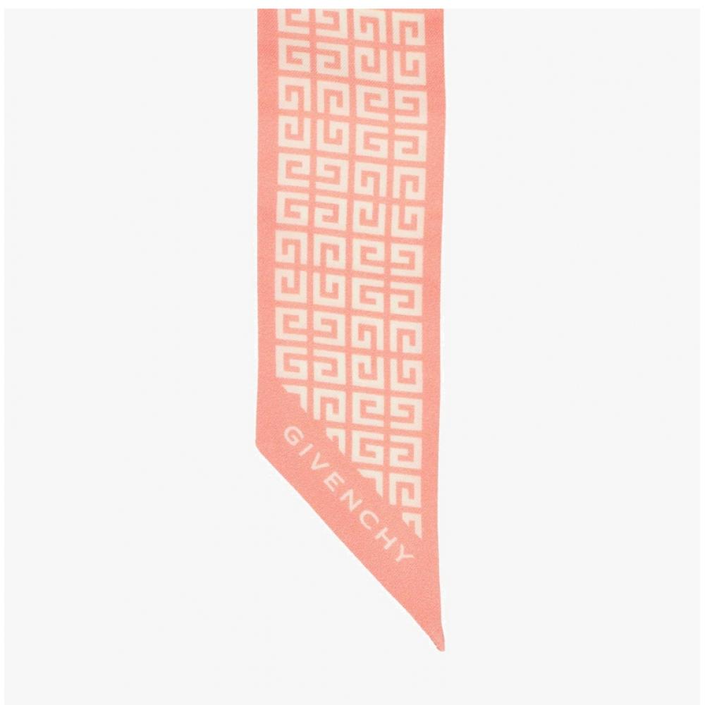 Givenchy 4g Monogram Print Skinny Twill Silk Scarf Bg00axg002 601  Gw5120 Ss907 2 