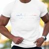 Los Angeles Letter Printed Comfortable and Breathable Round Neck T-shirt Summer Outdoor Casual Men's T-shirts