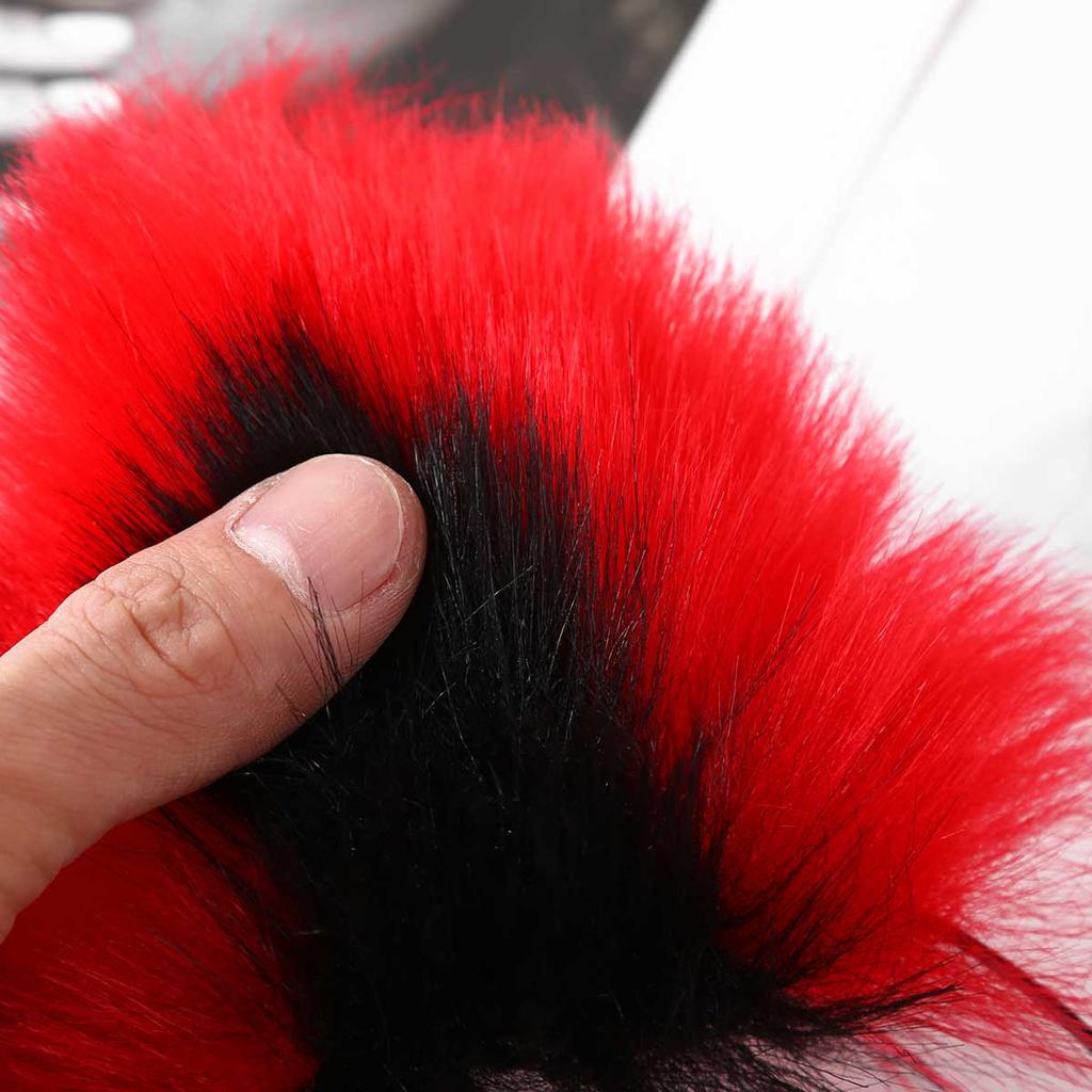 Frauen Erotische Cosplay Sex Kostüm Set Schwanz Metall Anal Butt Plug Spielzeug mit Faux Pelz Tier Ohren Stirnband Erwachsene Sex spiel