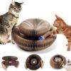 Magisches Katzenkratzorgelbrett, Katzenspielzeug mit Ball, Katzenschleifklaue, Katzenklettergerüst, Kätzchen, rundes, gewelltes Katzenkratzspielzeug