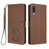 WEFOR Cute Cat Wallet Case for Samsung Galaxy A06 A70 A50 A42 5G A30 A21S A20E A10S A10E, Flip Cover, Card Holder, Kickstand