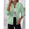 Long Sleeves Y2k Hoodies Pullover Women Autumn 2025 Slim Solid Color Zipper Loose Fit Coat Streetwear Sweatshirt Hooded Clothes