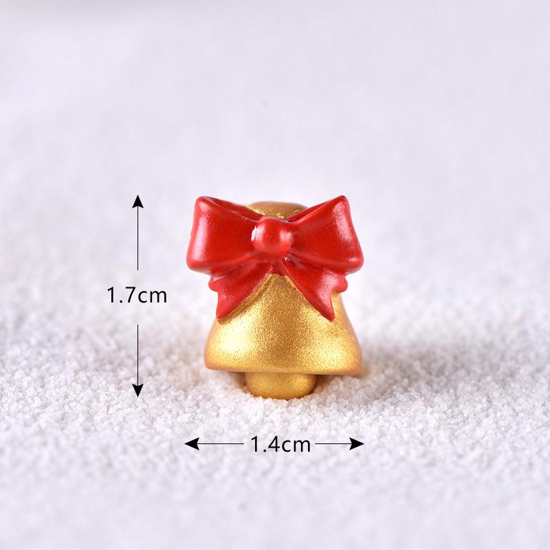Mini Resin Christmas Decoration Santa Claus Snowman Tree Micro Landscape Model DIY Miniature Garden Figurines Home Decoration