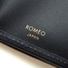 Romeo Crocodile Tri-fold Wallet in Black