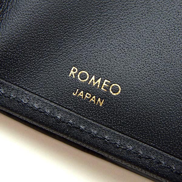 Romeo Crocodile Tri-fold Wallet in Black