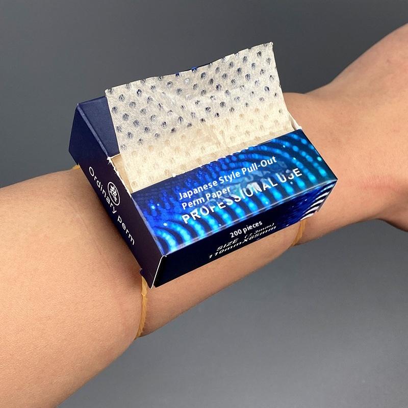 Hair Curling Papers Perm Papers For Hair Curling Salon Disposable Tissue With High Temperature Resistance For Cold And Hot Perms