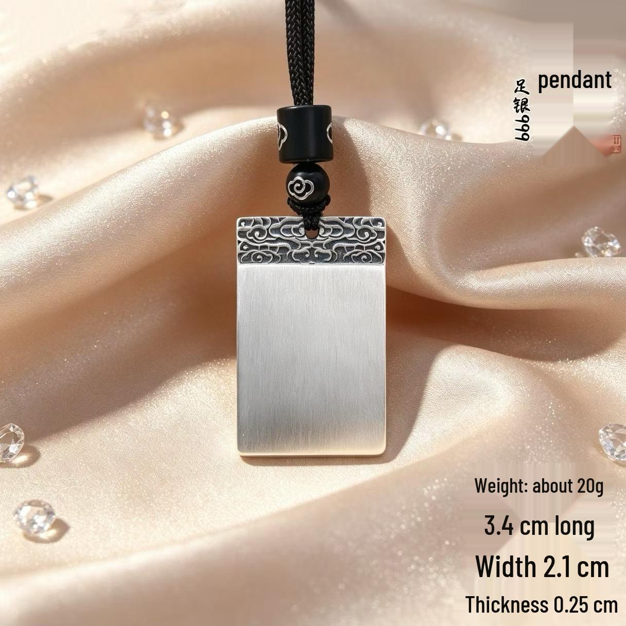 Sterling Silver 999 Wealth & Peace