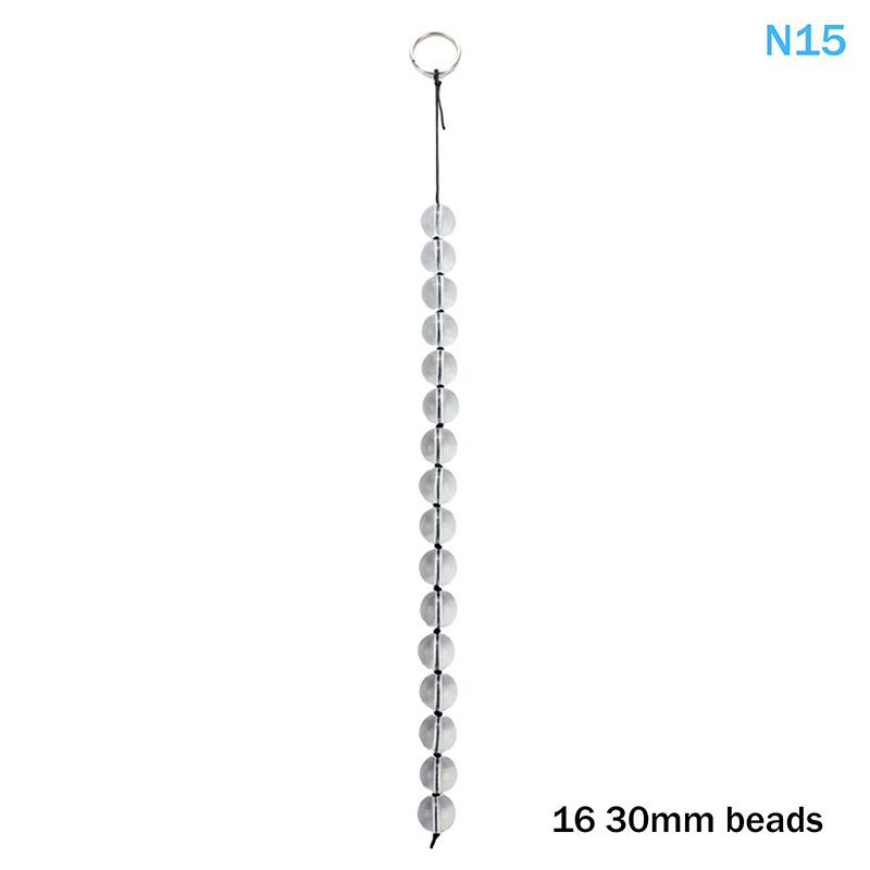 Crystal Glass Anal Massager Beads Inserted Plug BDSM Erotic Pull Beads Vaginal Balls Butt Plug Toys for Sensual Exploration