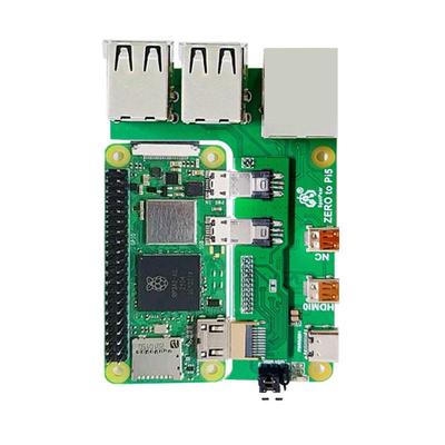 Raspberry Pi 5 Interface Converter: USB Hub and RJ45 Adapter for Zero To Pi5 Compatibility