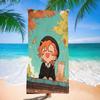 Cute Anime Bungo Stray Dogs Microfiber Blanket Quick Drying Beach Towels Oversized Printing Super Absorbent Pool Towel Blanket