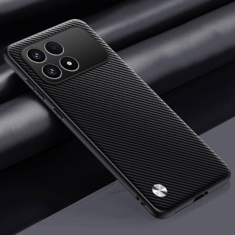 Luxury PU Leather Case For Xiaomi Poco F8 Pro Back Cover Matte Silicone Full Protection Phone Case For Redmi K90 5G PocoF8 Pro