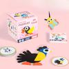 Wooden Fun Geometric Animal Puzzle, Early Education Creative Tangram Puzzle Puzzle Children's Educational Toys Building Block