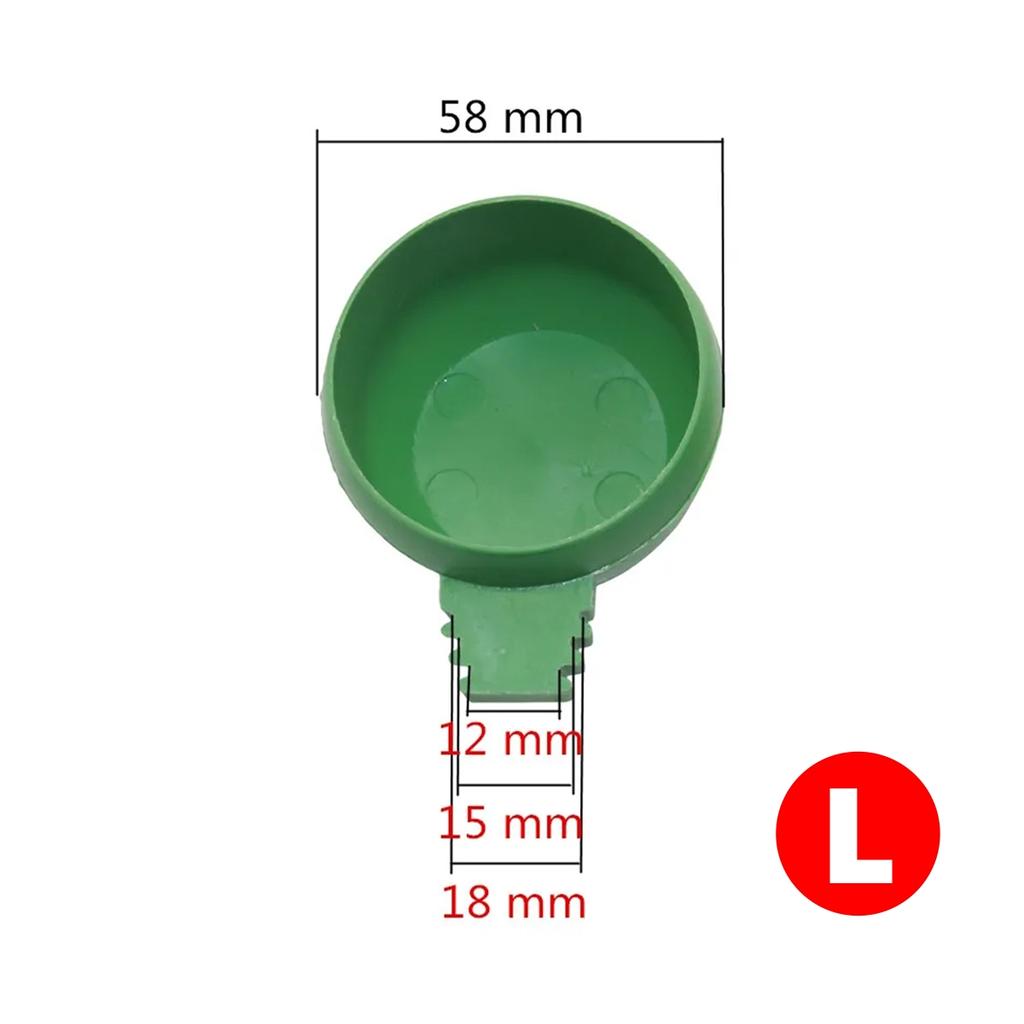 2/20Pcs Round Bird Feeding and Drinking Cage Hanging Cups Parrot Pigeon Universal Wire Cage Feed Food Bowls Pet Birds Supplies